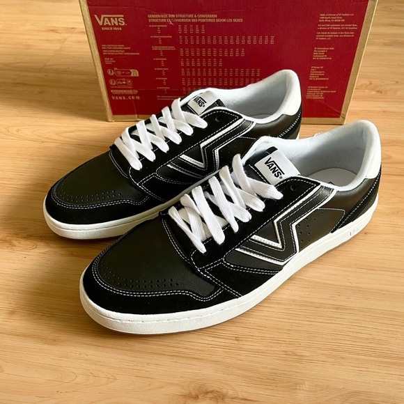 Vans Lowland 2.0 Shoe Black White Women 10.0 US - Picture 6 of 10